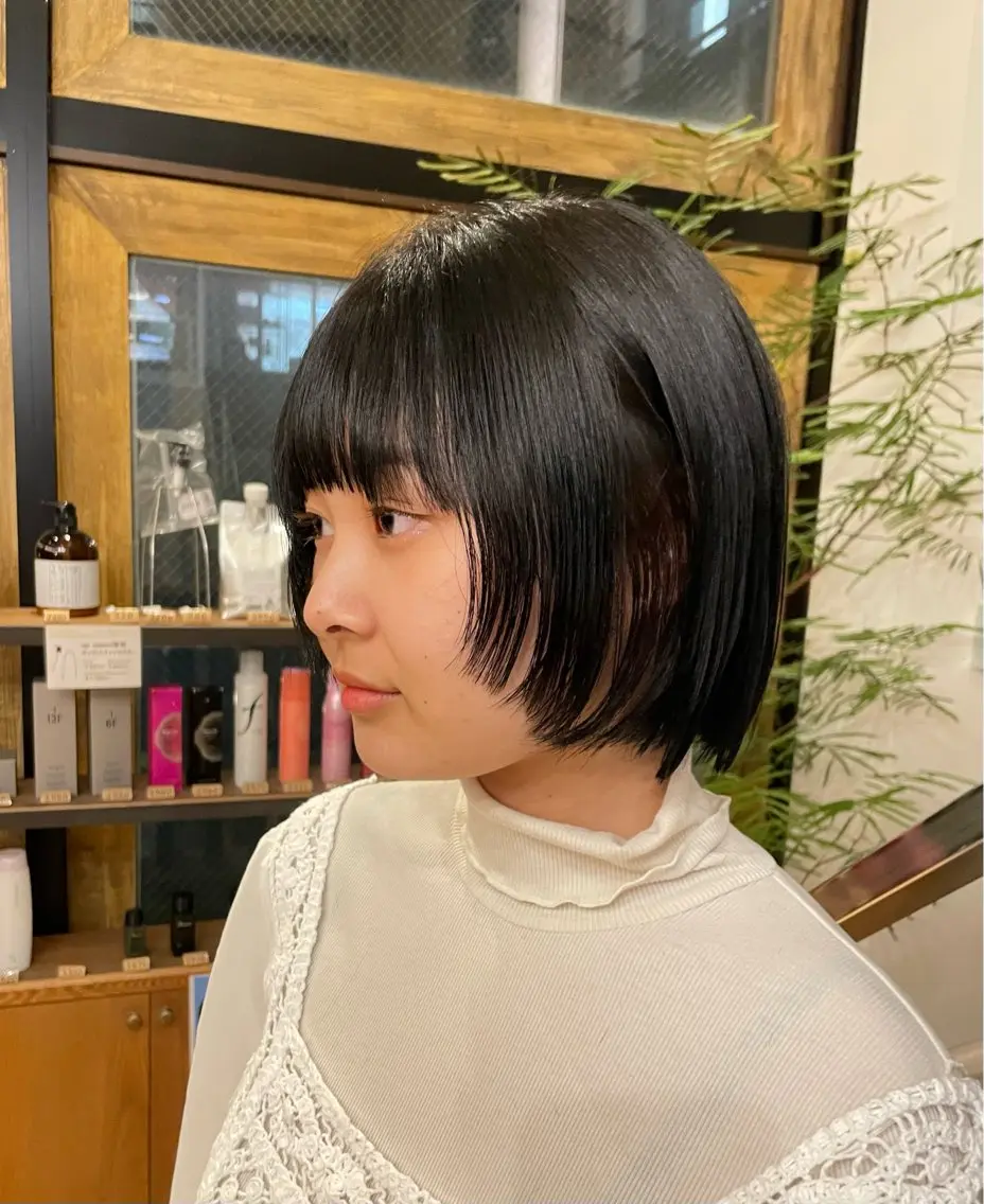 ショート ボブ 似合わせカラー/ 堀江美容室/レミ🎀のヘアスタイル