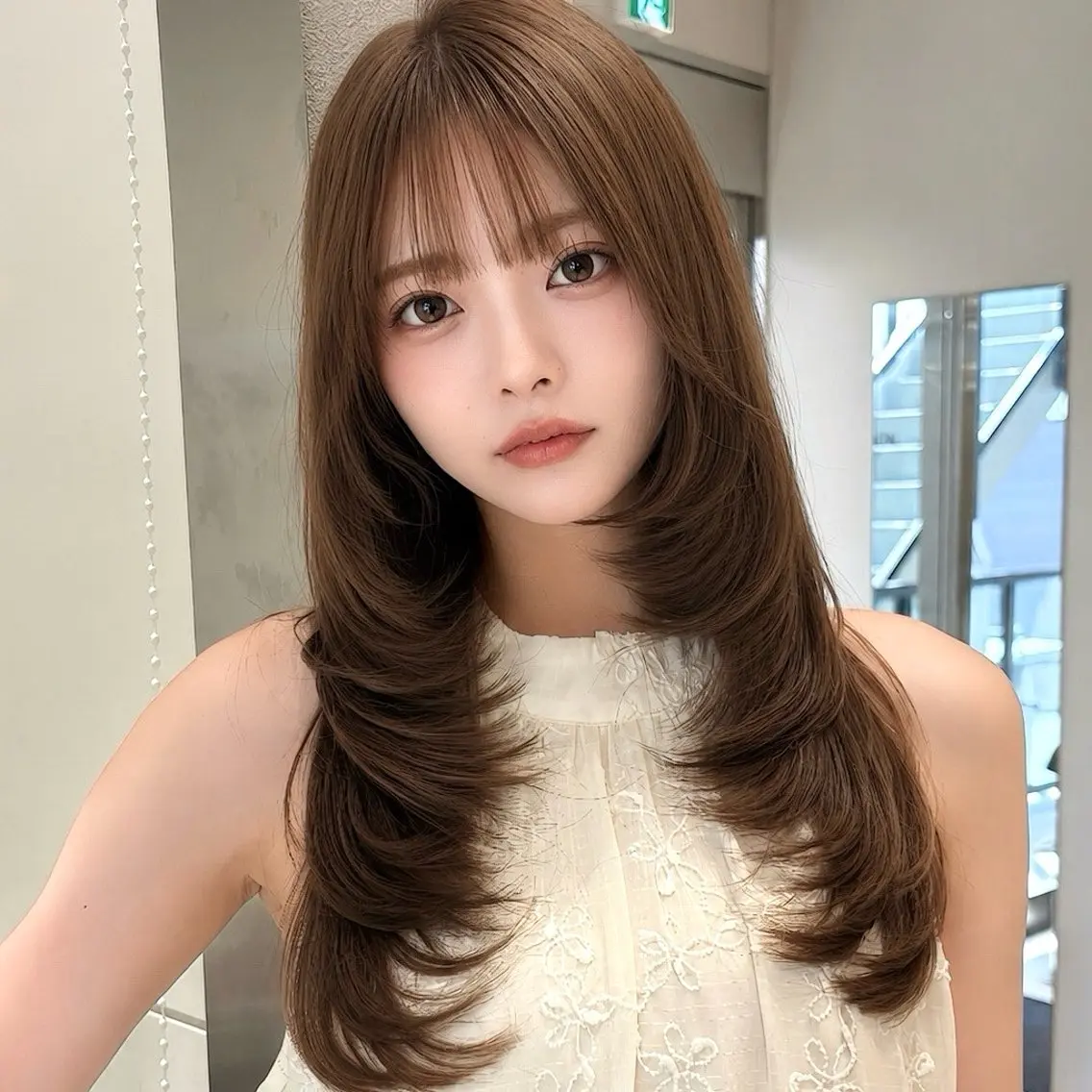 ✨人気No3✨《艶髪にしたい方》カット+髪質改善カラー+ 髪質改善トリートメント〈パーソナルカラー診断付〉の写真