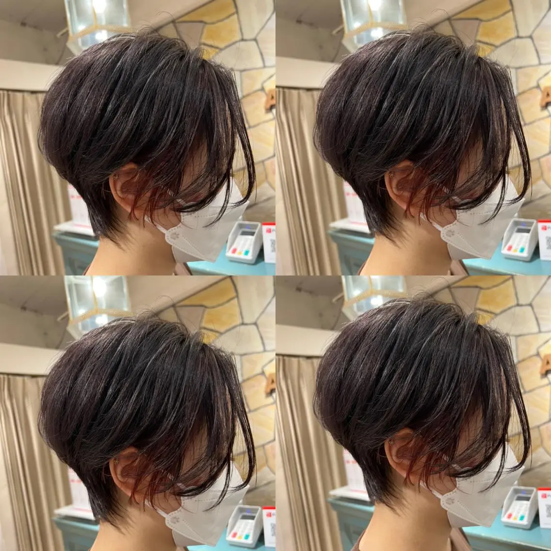 ショート カラー カット ヘアカラー トリートメント レイヤー×艶髪特化 マネージャー安藤光司のヘアスタイル
