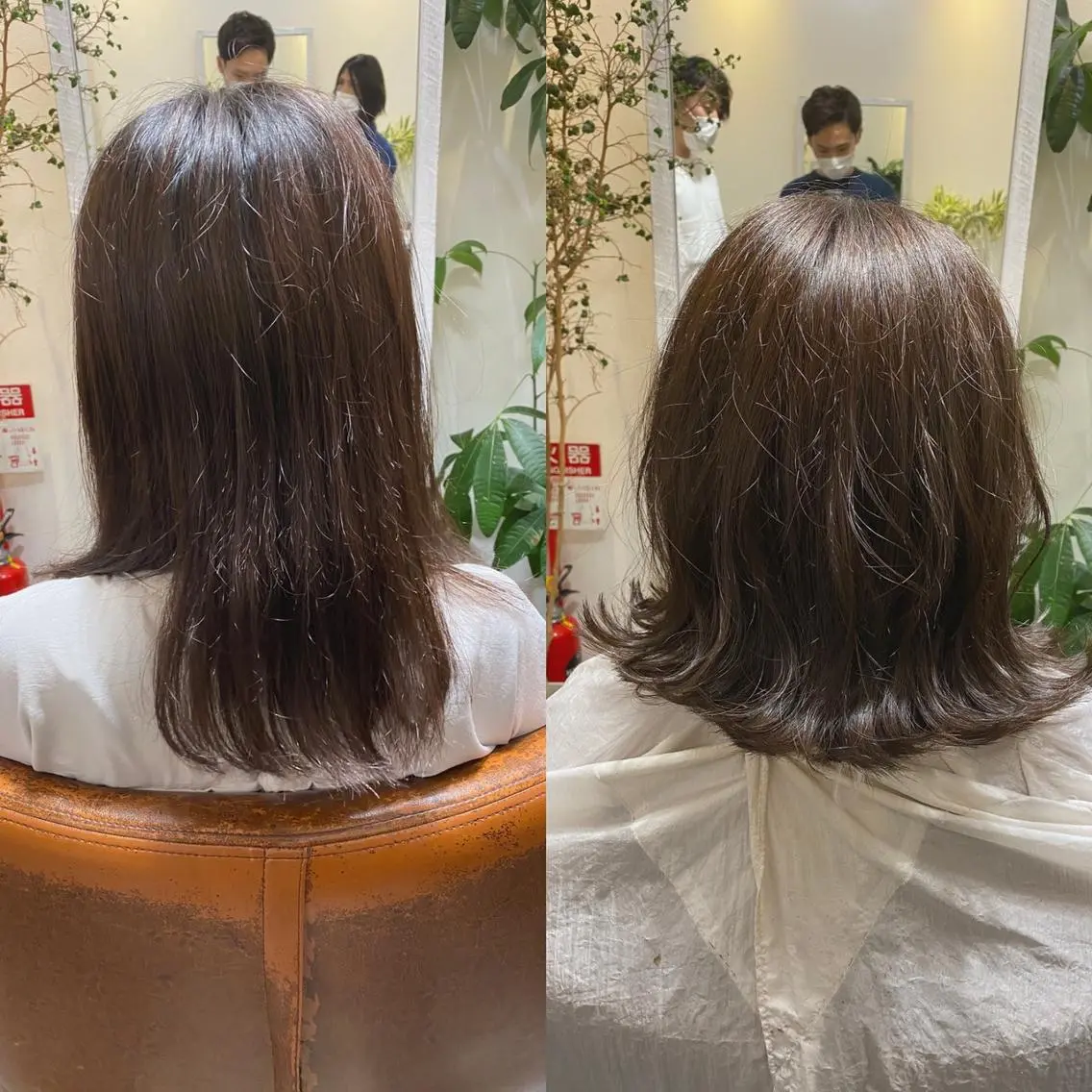 ミディアム nao*c北大和店 スタイリスト担当のヘアスタイル