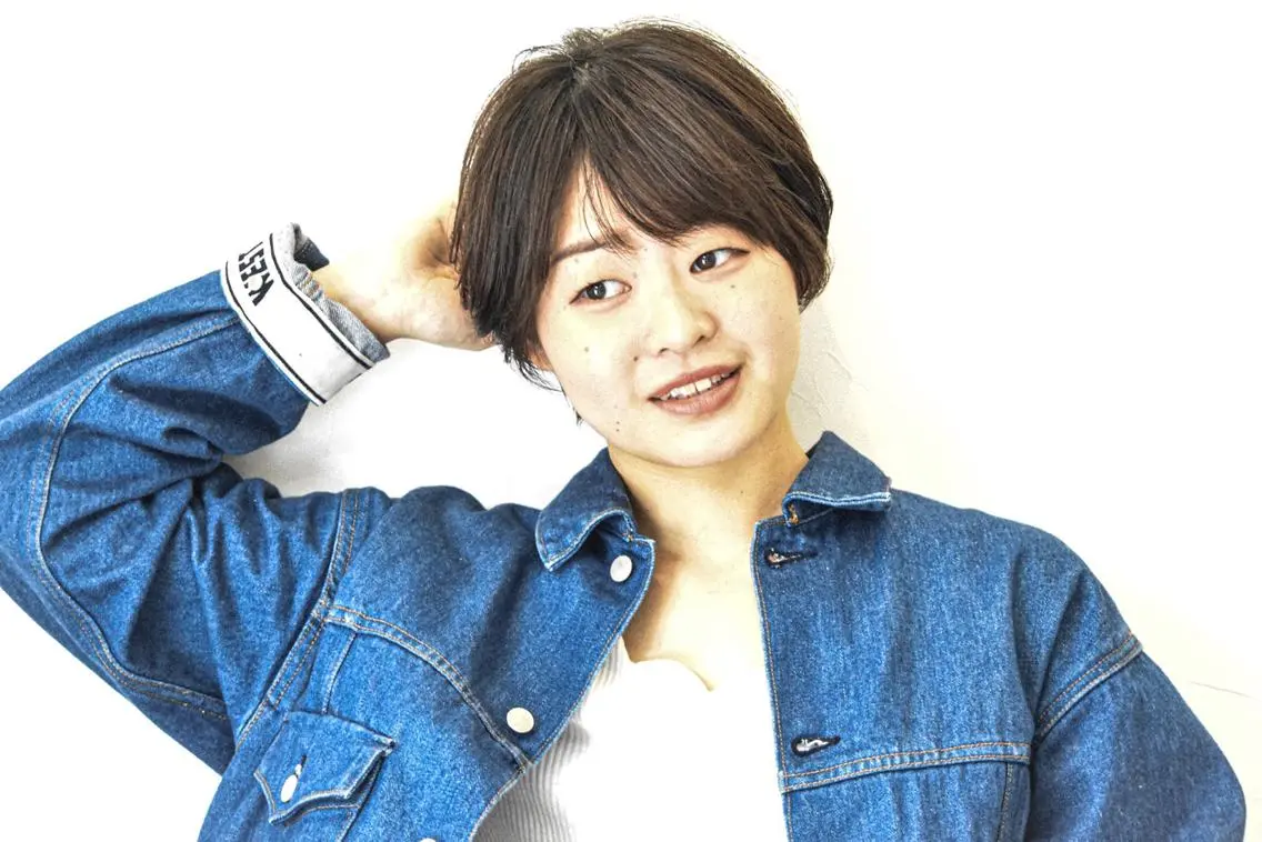 ショート 似合わせ透明感カラー 宇治　ヤマノのヘアスタイル