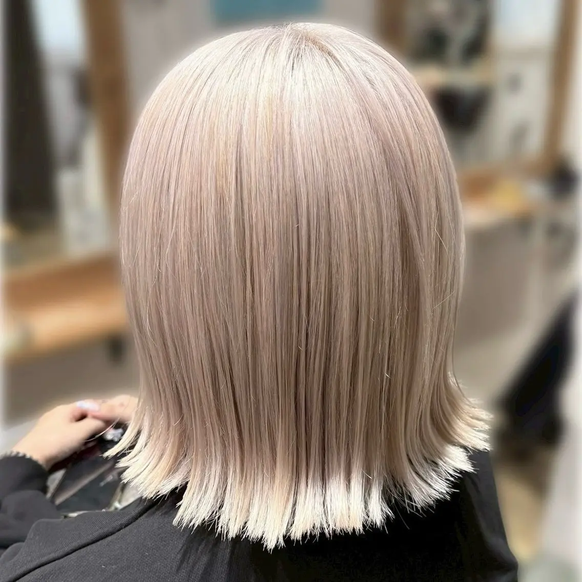 カラー ヘアカラー トリートメント 透明感カラー🫧/ ハイトーン/いよりのヘアスタイル