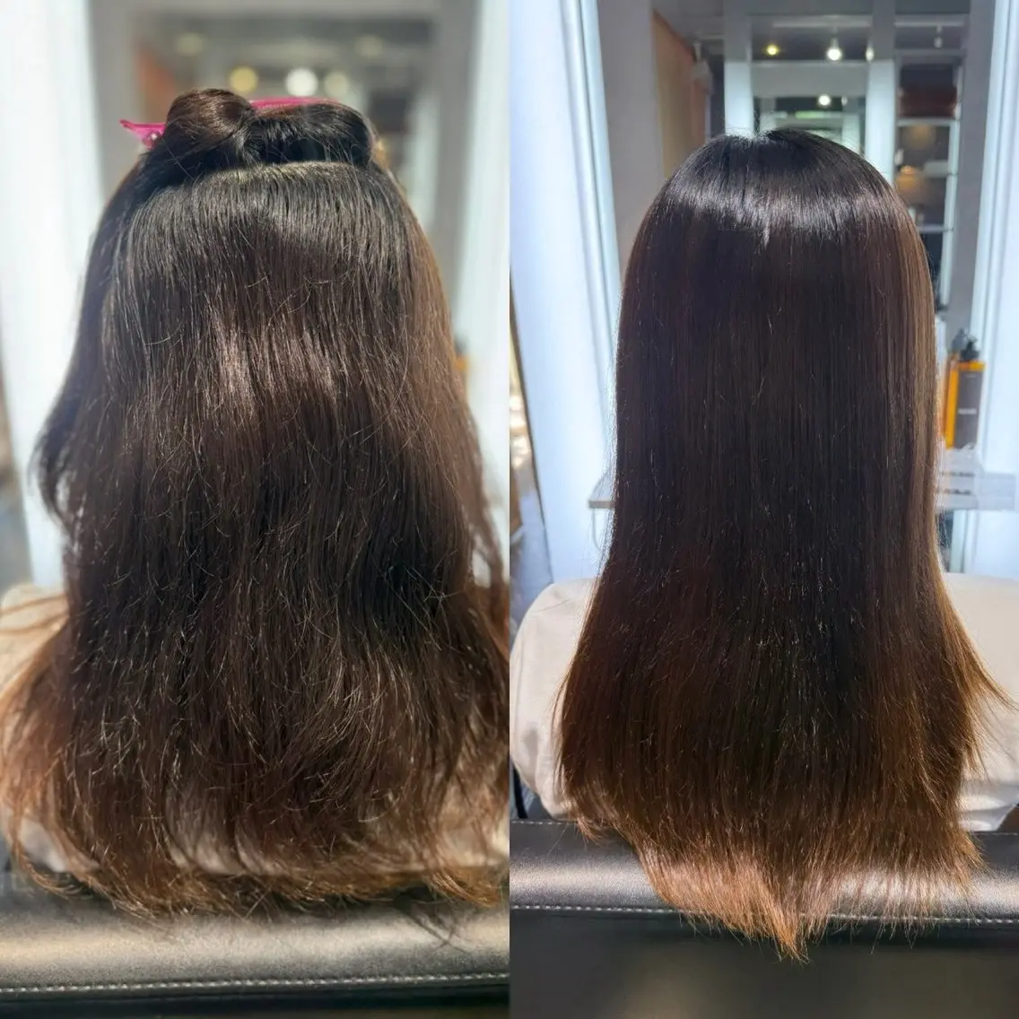 ロング 縮毛矯正 トリートメント 酸性ストレート 髪質改善大槻勇樹のヘアスタイル