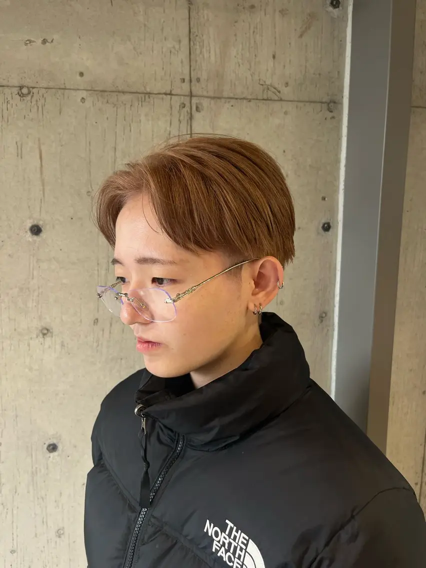 ショート カラー ヘアアレンジ メンズ カット ヘアカラー トリートメント ボブ×艶カラー 特化・リクト💥のヘアスタイル