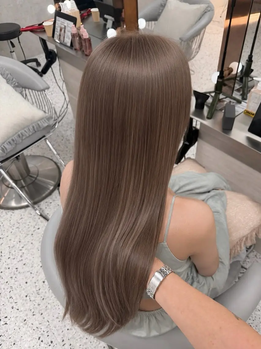 ロング カット ヘアカラー トリートメント 🤎透明感カラー/ suguru🤍のヘアスタイル