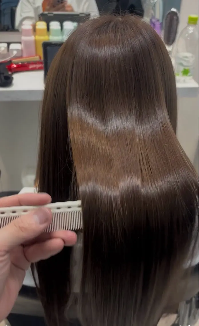 ロング カラー カット ヘアカラー トリートメント 縮毛•酸性矯正特化/ 美髪•髪質改善/KJのヘアスタイル