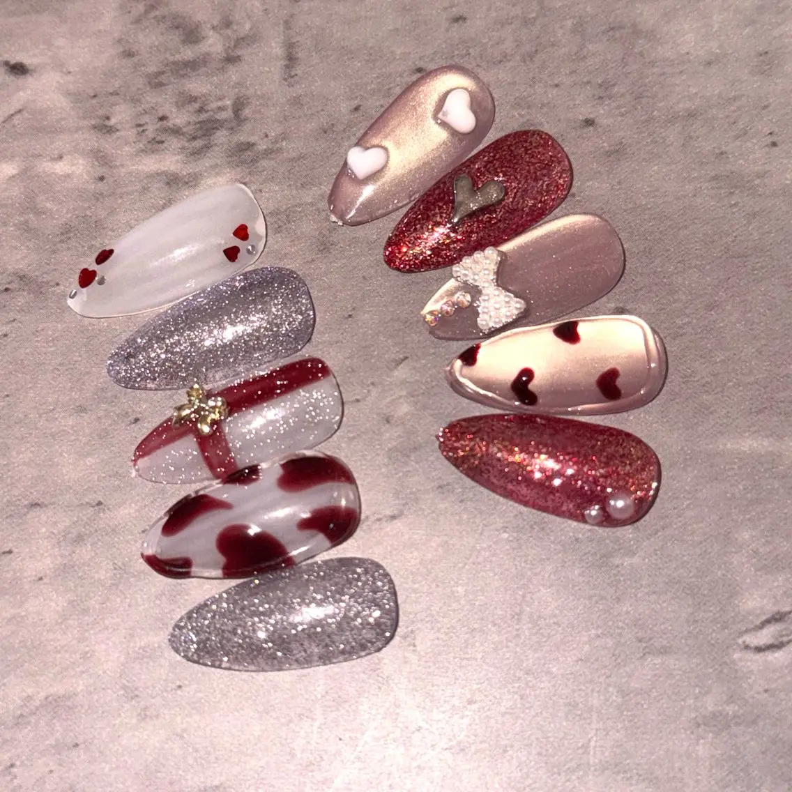 ネイル ジェルネイル 冬ネイル ハンドネイル riri nailのネイルデザイン