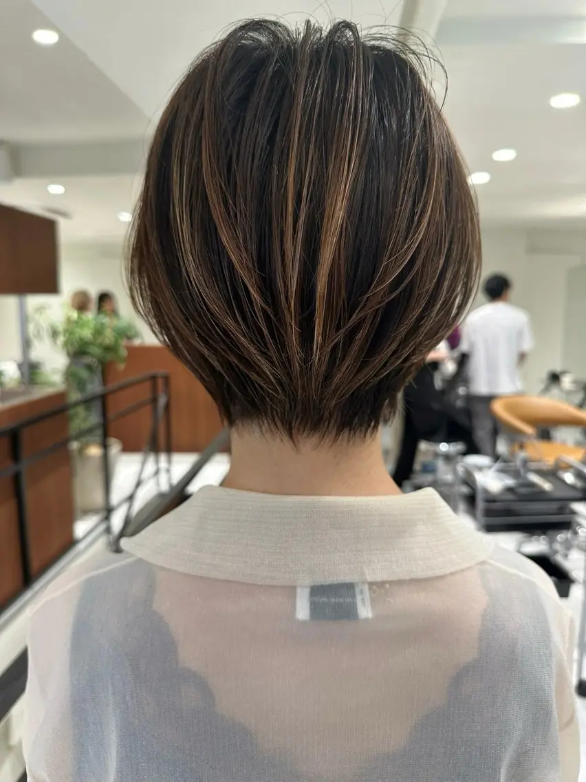 ショート ショートヘア 縮毛矯正 縮毛矯正 岐阜オーナー kentaのヘアスタイル