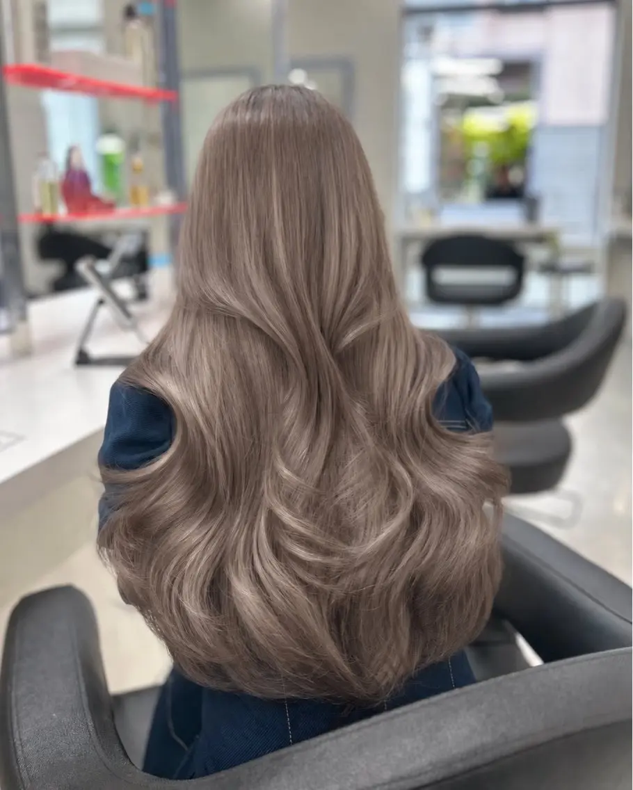 カラー カット ヘアカラー トリートメント 🎀韓国風暗髪 nana🎀のヘアスタイル