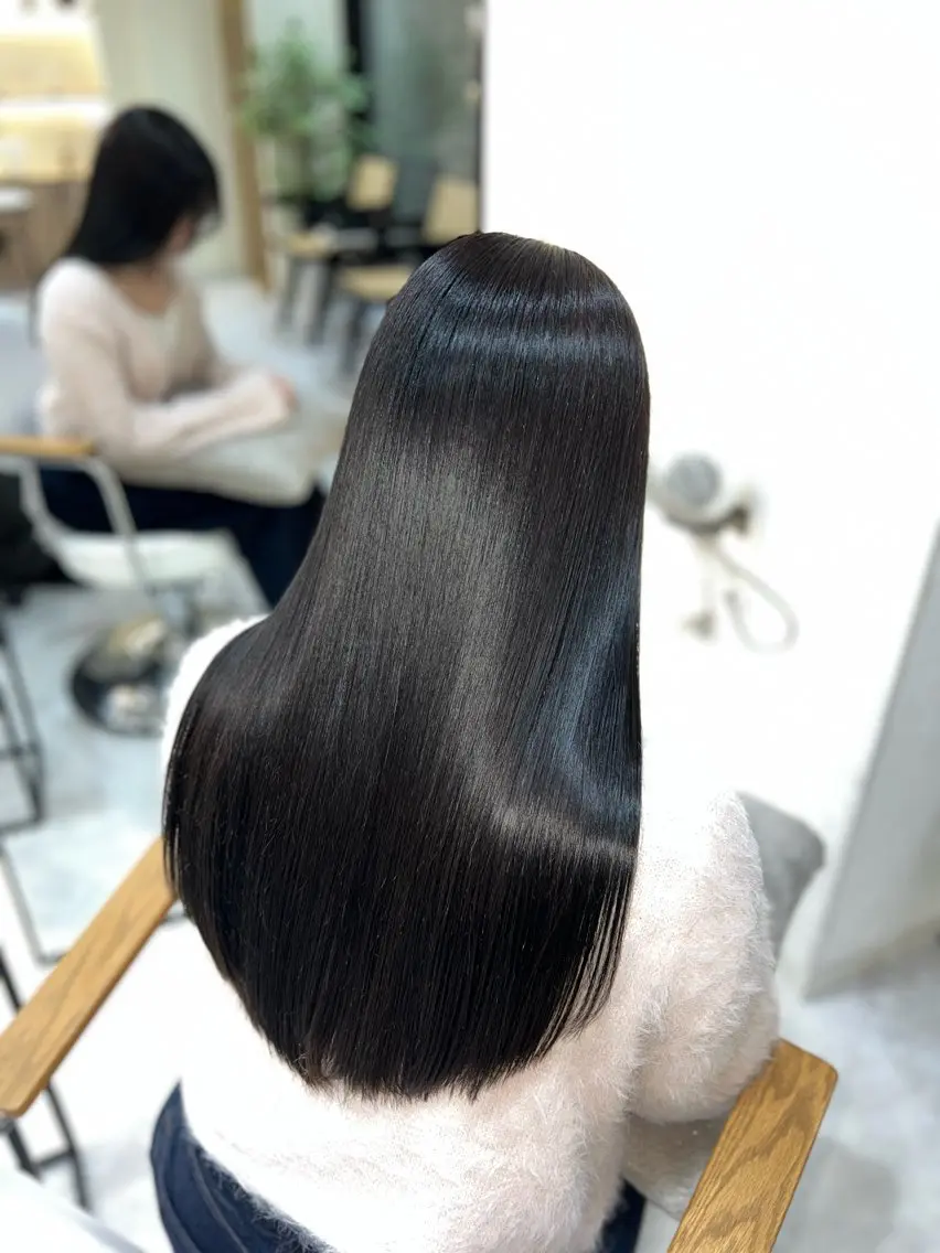 【単品メニュー🔖 】カット + プレミアム髪質改善トリートメント✨️✨️の写真