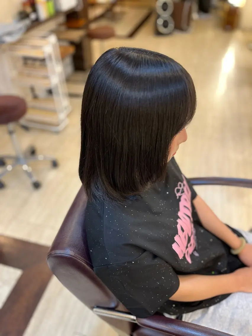 ミディアム 片岡 友輝のヘアスタイル
