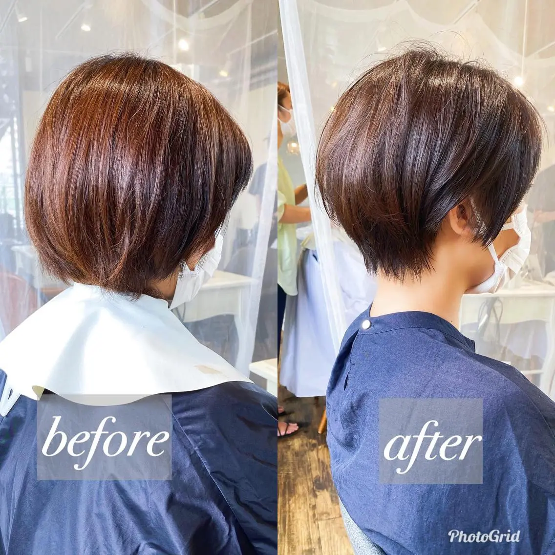 ショート カット ヘアカラー トリートメント ヒラヤマ ユウスケのヘアスタイル