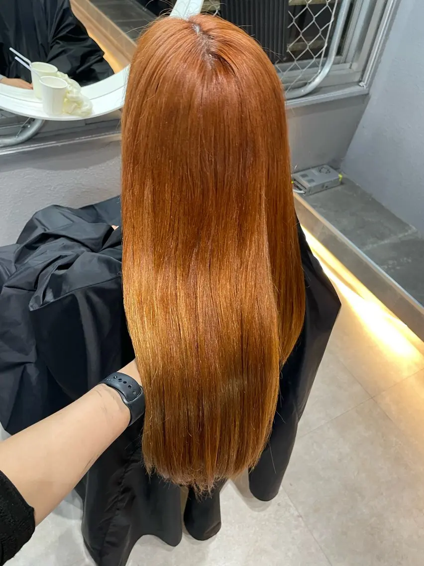 カラー ブラウンカラー オレンジ オレンジブラウン ヘアカラー トリートメント CoCooN nanamiのその他イメージ