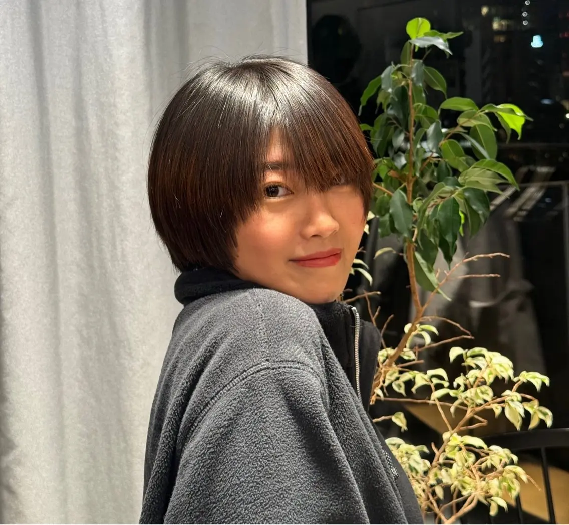 ショート 海外風レイヤーカット Haruのヘアスタイル