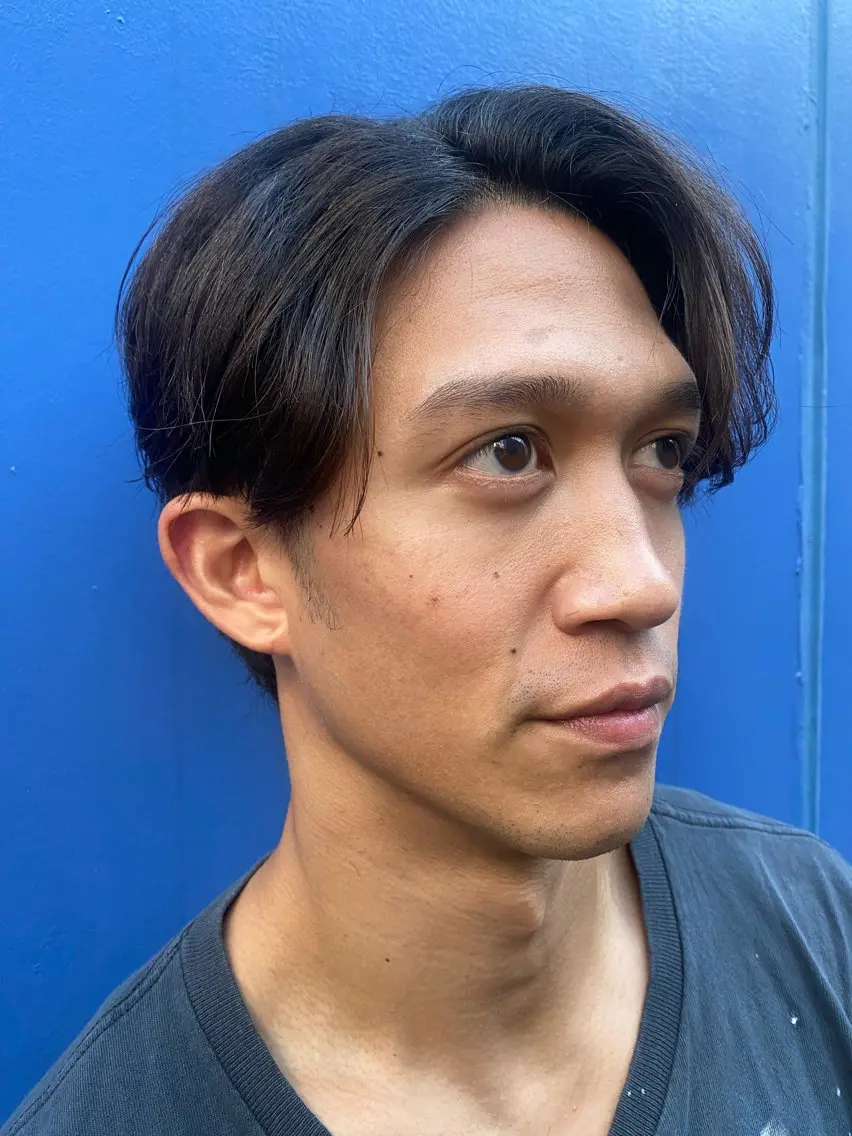 ショート メンズ カット 艶カラー、パーマ 祥一朗　WAWAのヘアスタイル