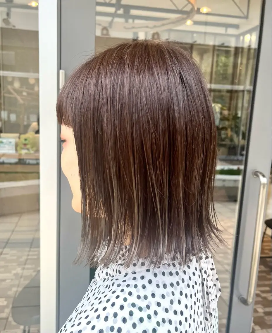 【透明感】イルミナカラー💙✨ シャンプー、ブロー込み🫧の写真