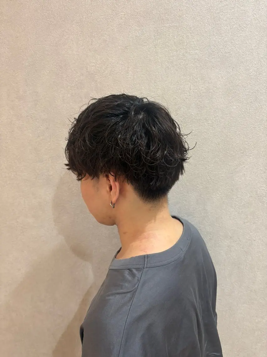 パーマ メンズ 中澤 壱太のヘアスタイル