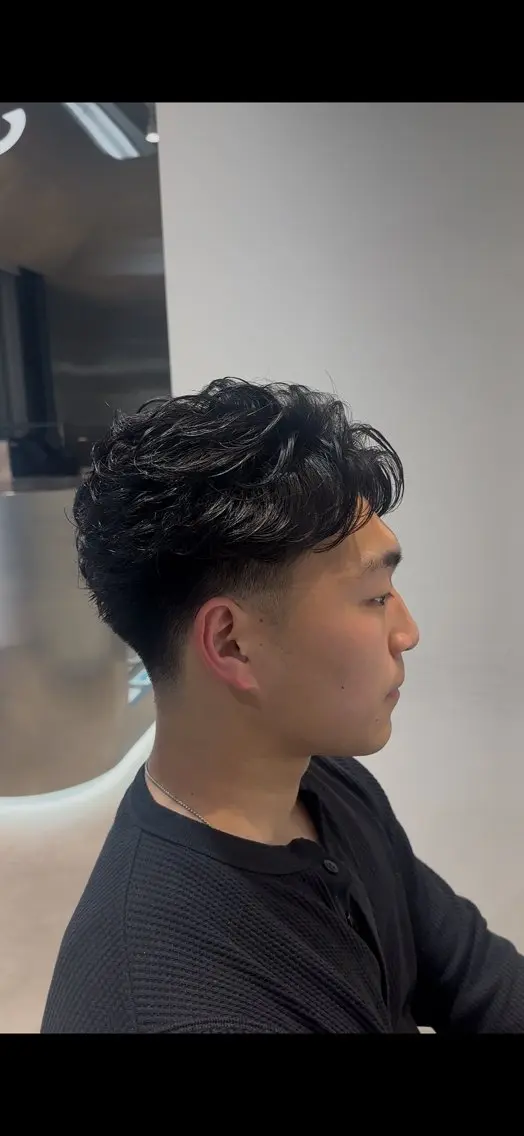 ショート パーマ 似合わせパーマ🔥 河浪 大智のヘアスタイル