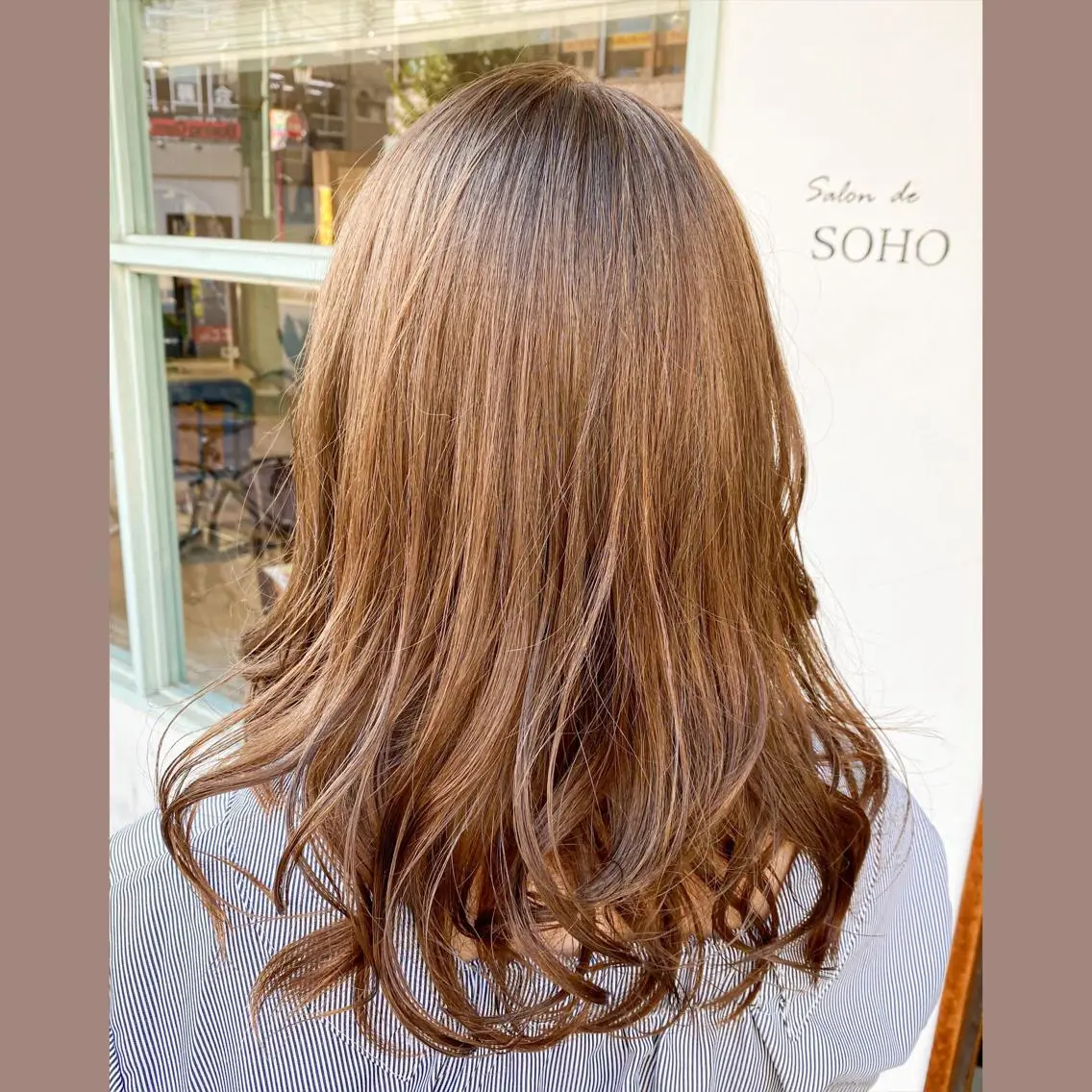 セミロング 𓅰なかがわ ふみな𓅯のヘアスタイル