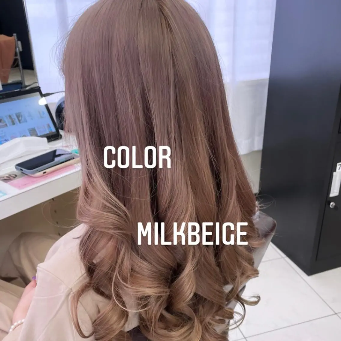 ロング カラー ヘアカラー トリートメント エクステ🩵ブリーチ 韓国ヘア🩵KAEのヘアスタイル