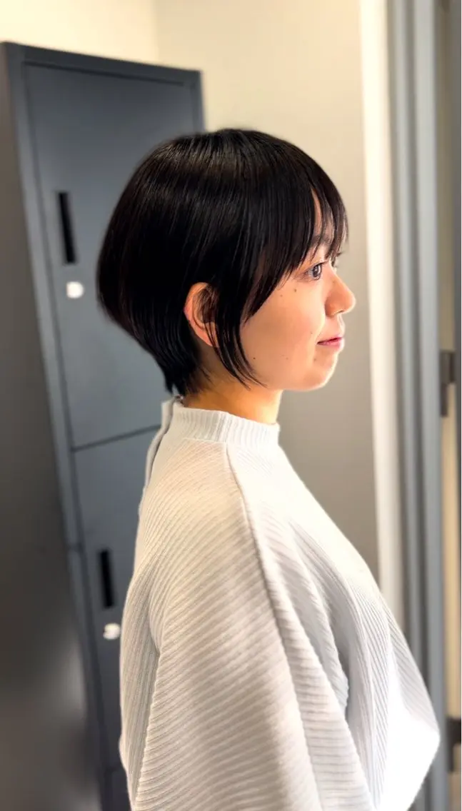 ショート カラー ショートボブ ボブ ショートヘア 表参道【髪質改善】 宮嶋勇太のヘアスタイル