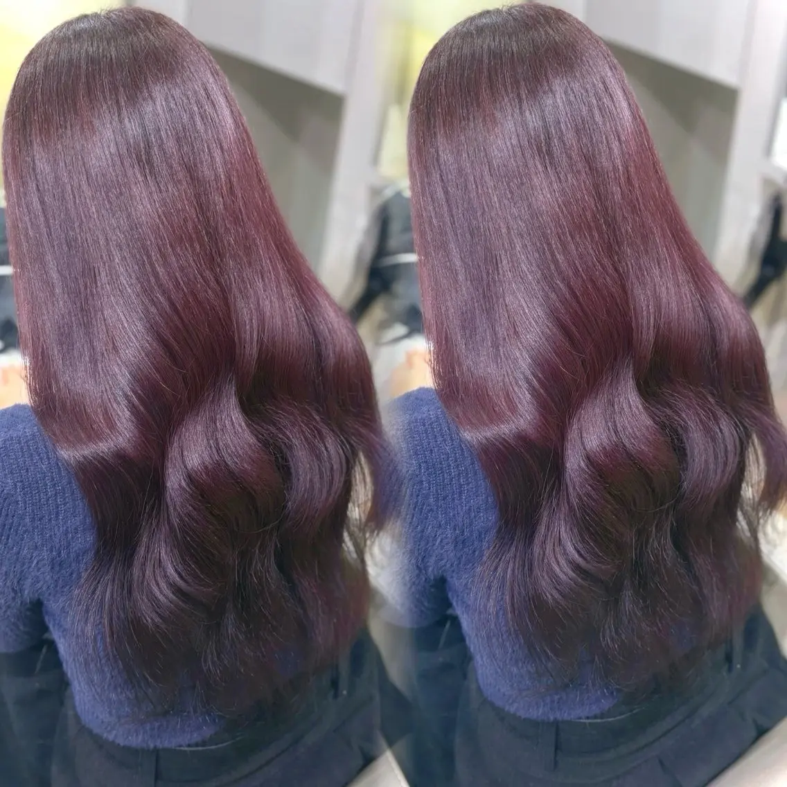 ロング カット ヘアカラー トリートメント 新宿/艶カラー 🎀韓国ヘアKANAのヘアスタイル