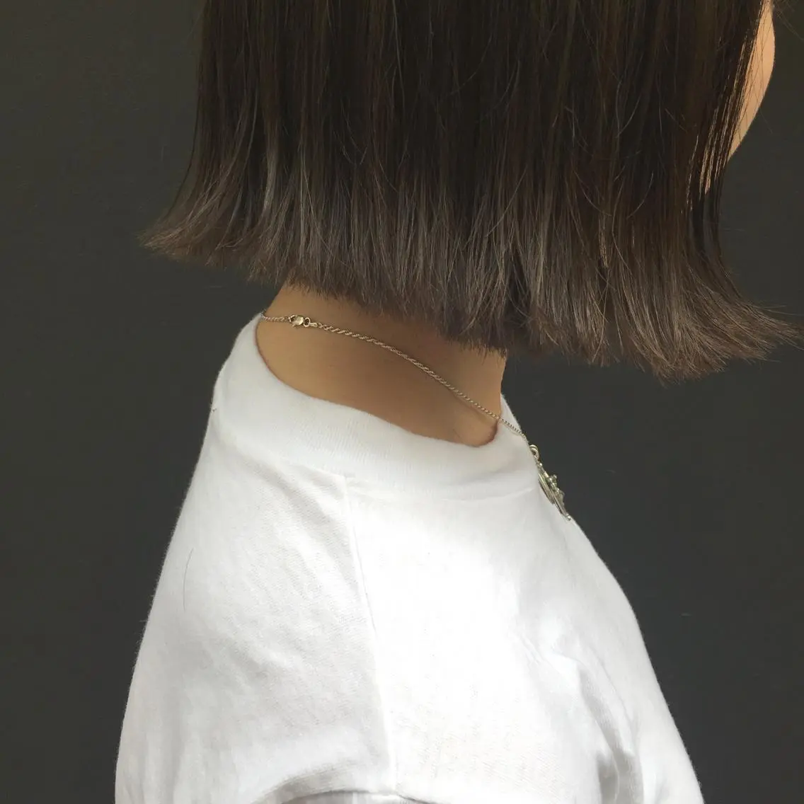 ショート ミディアム セミロング ロング カラー ヘアアレンジ アッシュ オリーブアッシュ レイヤーカット BLend 渋谷のヘアスタイル