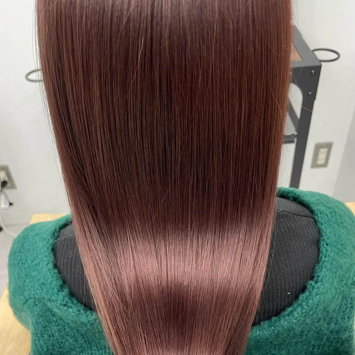 ロング カラー パーマ ヘアアレンジ メンズ キッズ ネイル マツエク・マツパ アイブロウ ピンクカラー カラーマツエク トリートメント クリアネイル ピンク mona/ ストレートスタイル✨のヘアスタイル