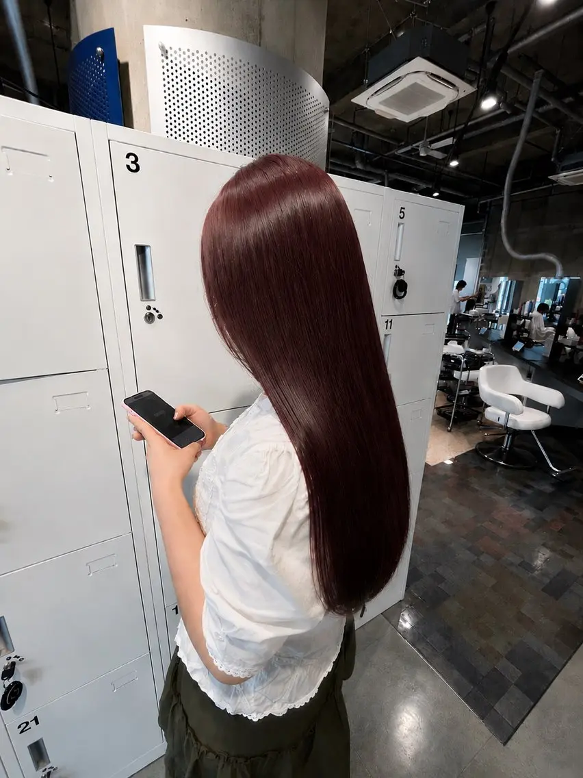 ロング カラー カット ヘアカラー トリートメント 土井 宏晟のヘアスタイル