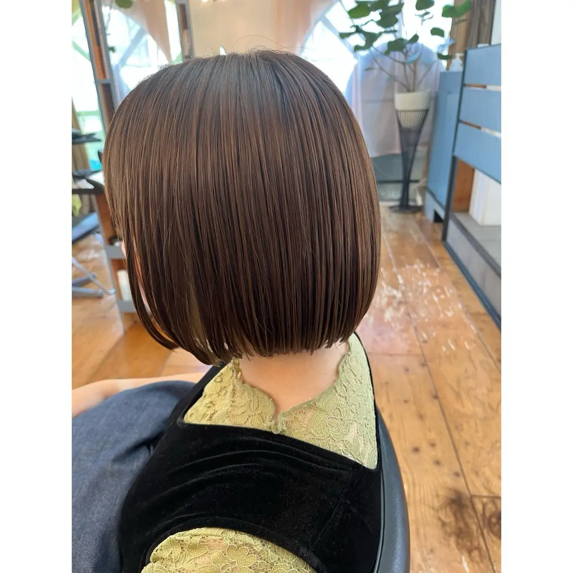 ショート カラー カット ヘアカラー トリートメント Lagom なかだのヘアスタイル
