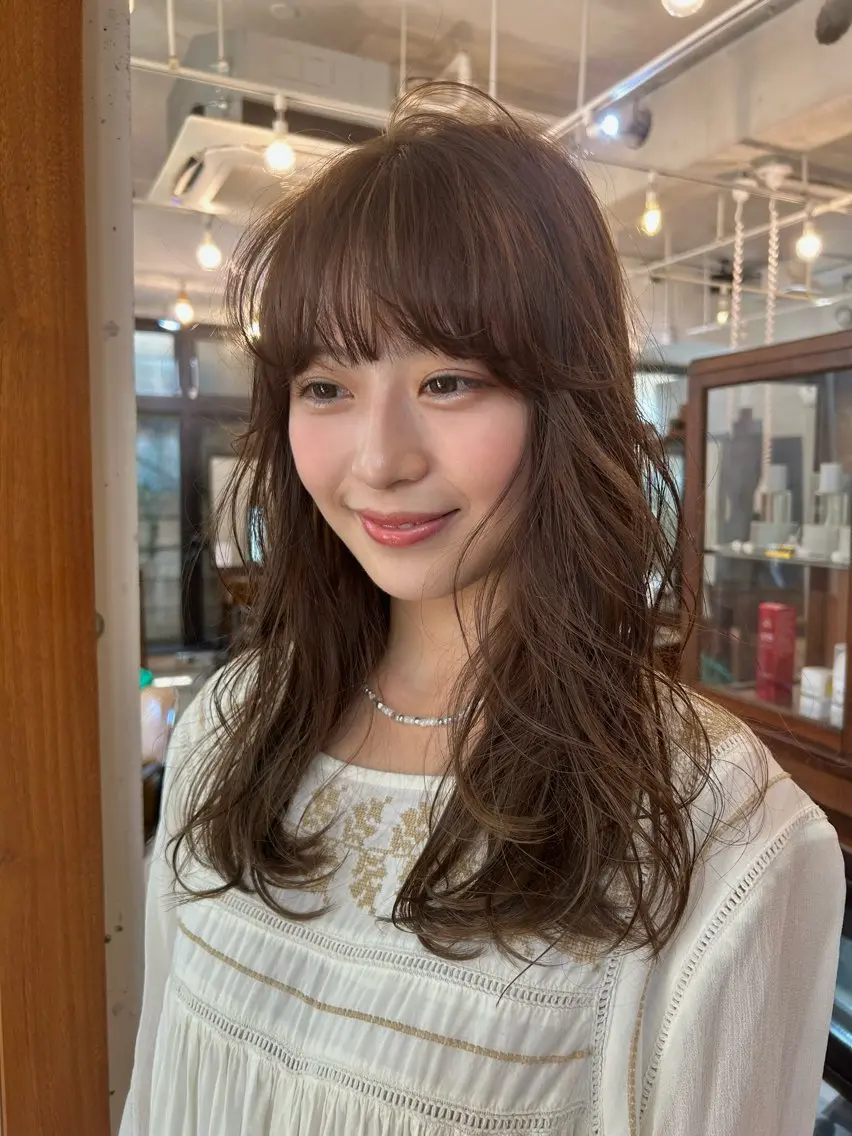 【🌸1番人気🌸】cut+color+2step treatment🧴の写真
