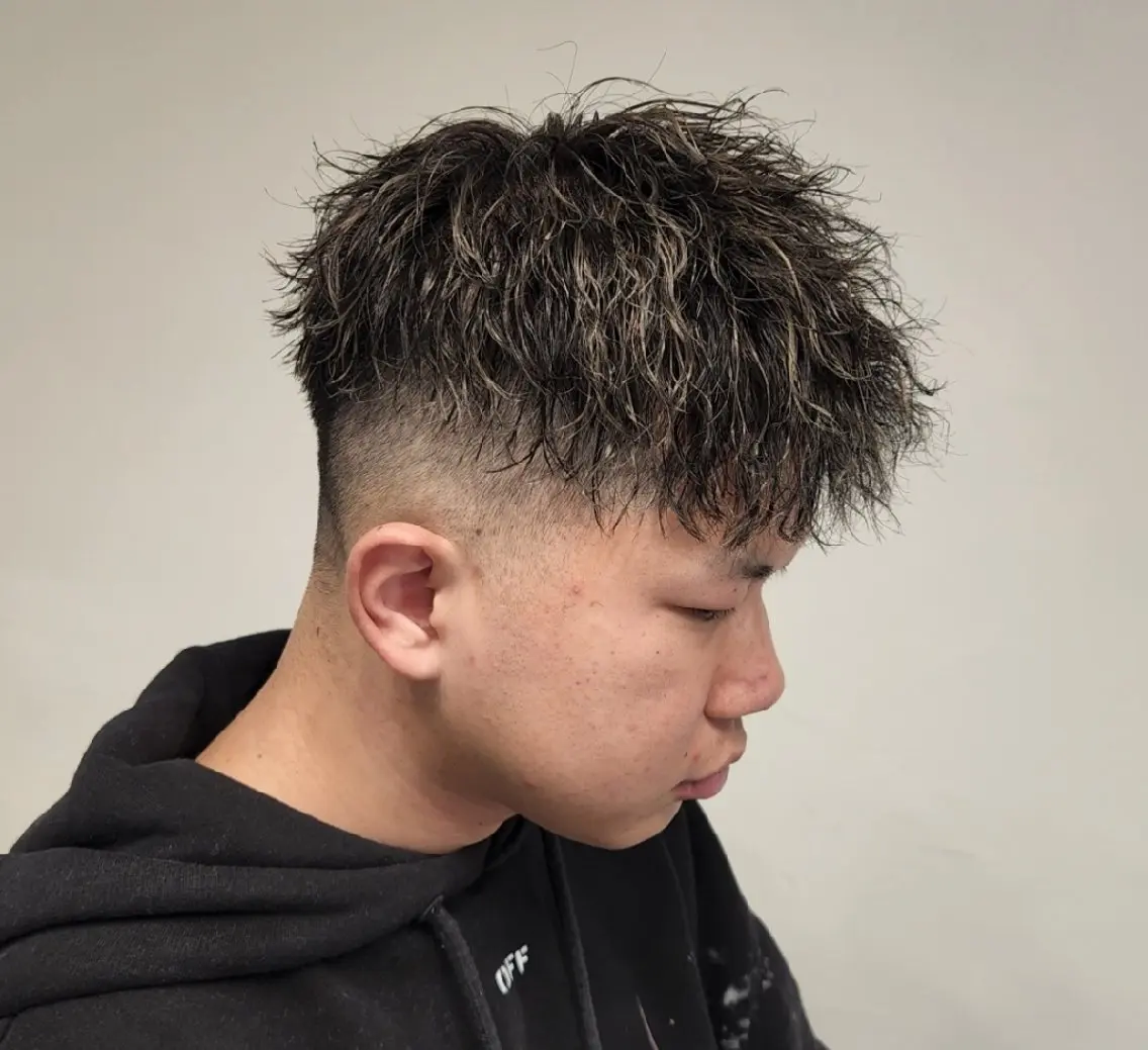 ショート パーマ メンズ 【イケメン風パーマ】 SHOFYのヘアスタイル