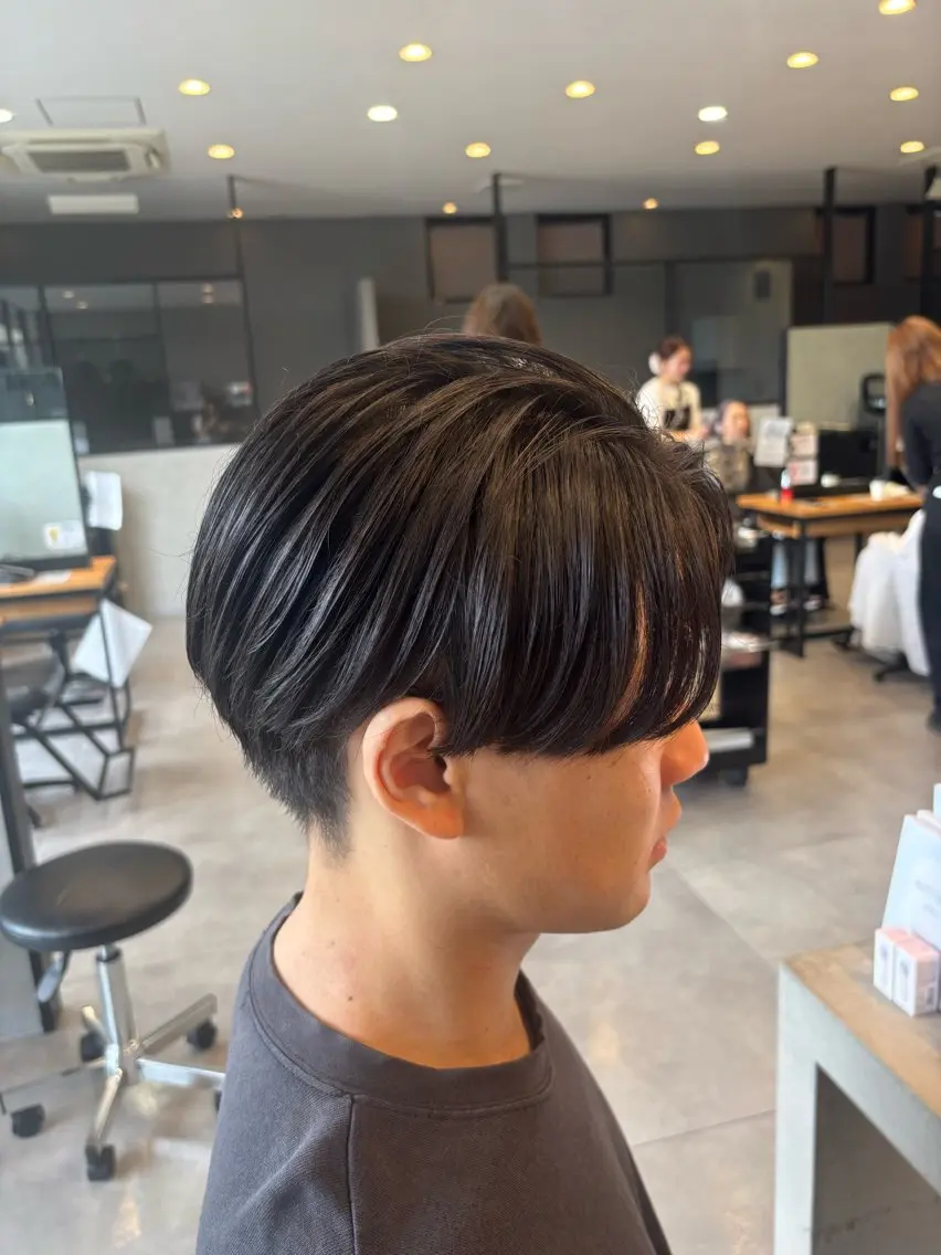 メンズ カット トリートメント 中村 梨央奈のヘアスタイル