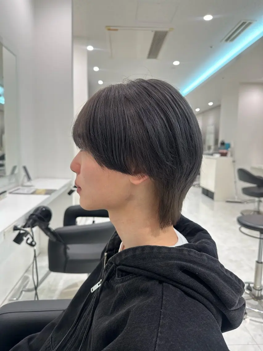 ショート カラー メンズ カット ヘアカラー トリートメント ヘッドスパ 🐺韓国風メンズ特化 あさひ🐺のヘアスタイル