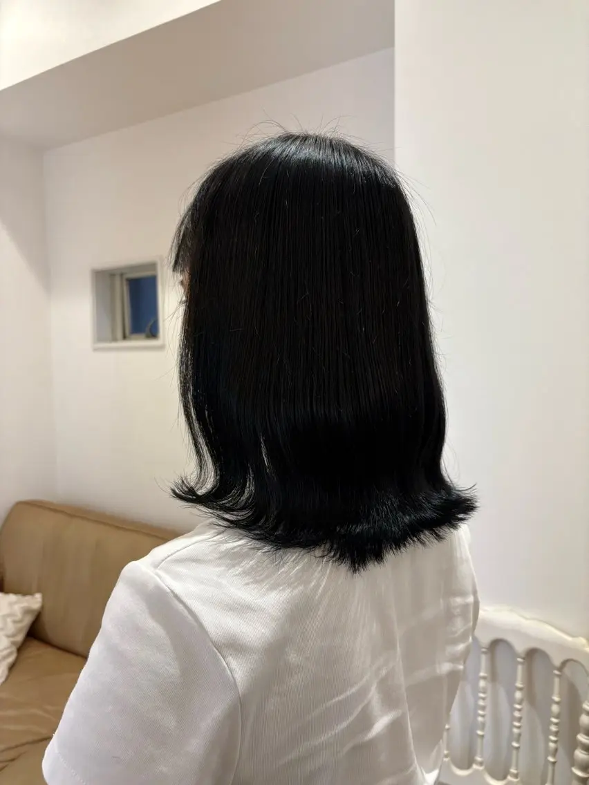 ミディアム カラー ヘアカラー 前田 彩花のヘアスタイル