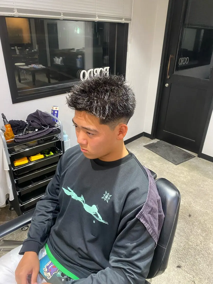 ショート メンズ フェードカット カット メンズ専門美容師 BORDO/神谷のヘアスタイル