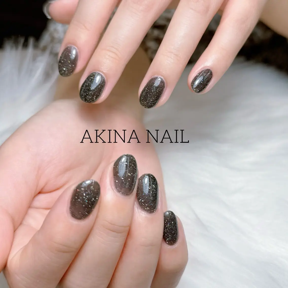 ショート ハンドネイル ハンドケア Akina Nail 亀戸のネイルデザイン