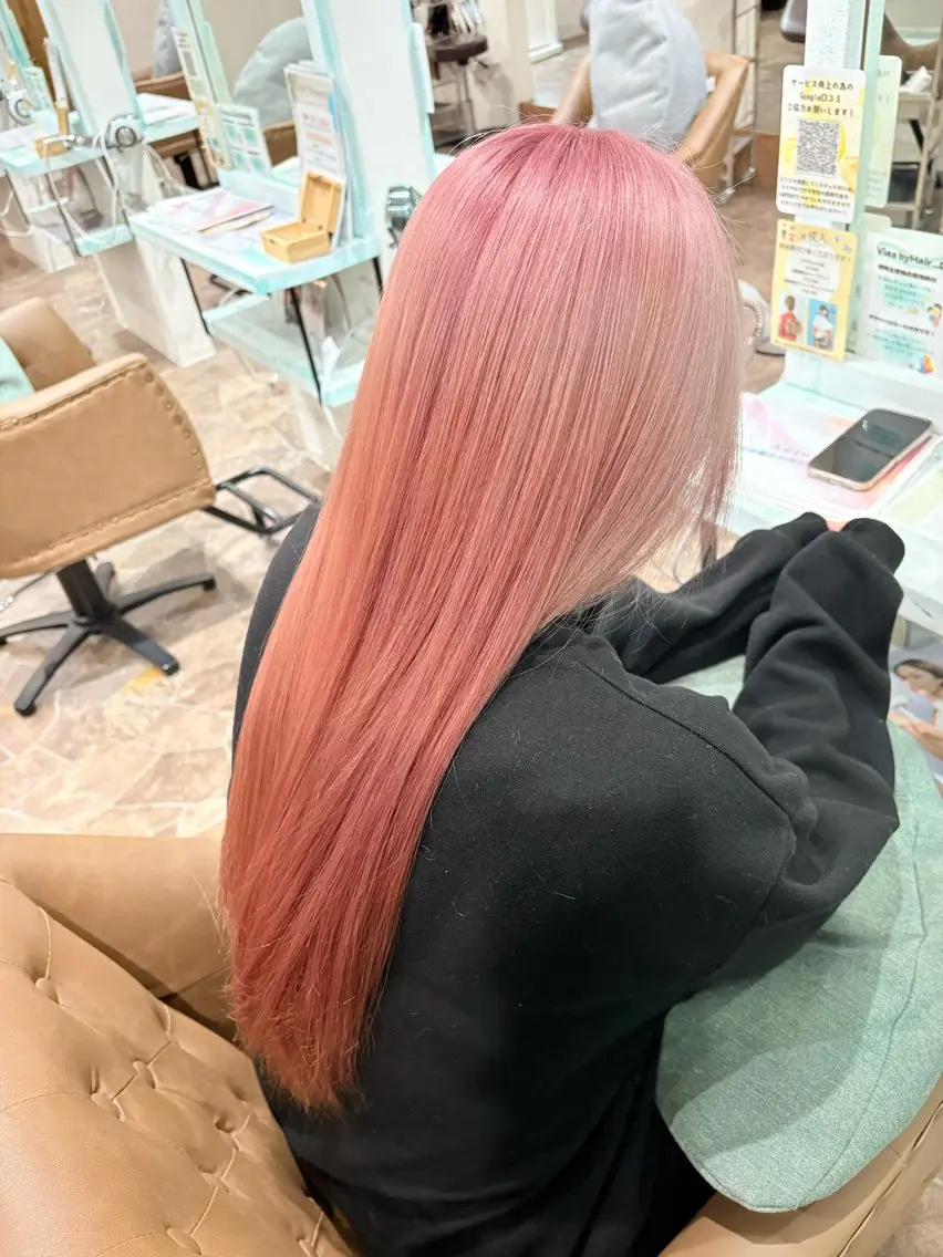 ロング 透明感color あやののヘアスタイル