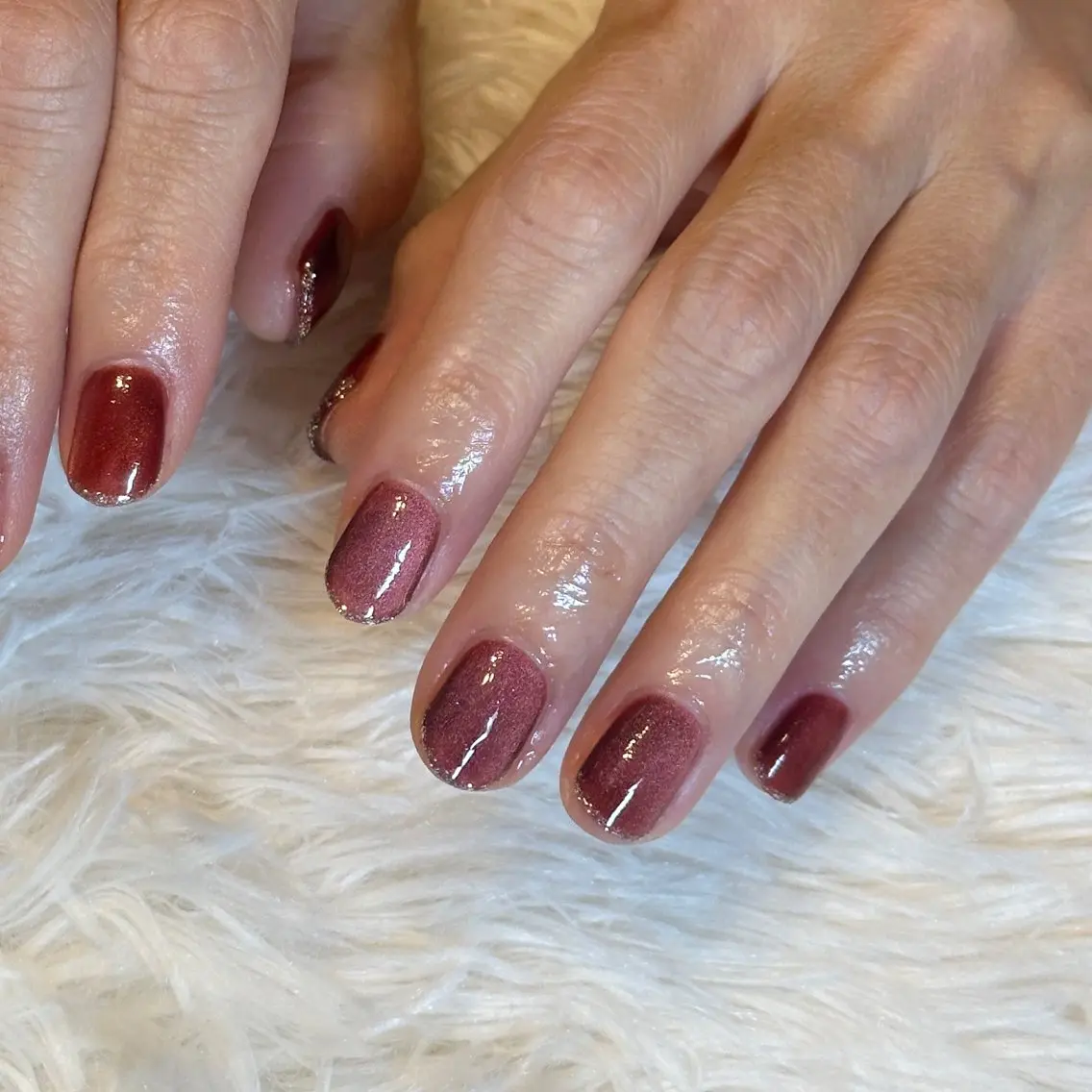 ネイル ラメ(グリッター) ハンドネイル nailsalon Any'bのネイルデザイン