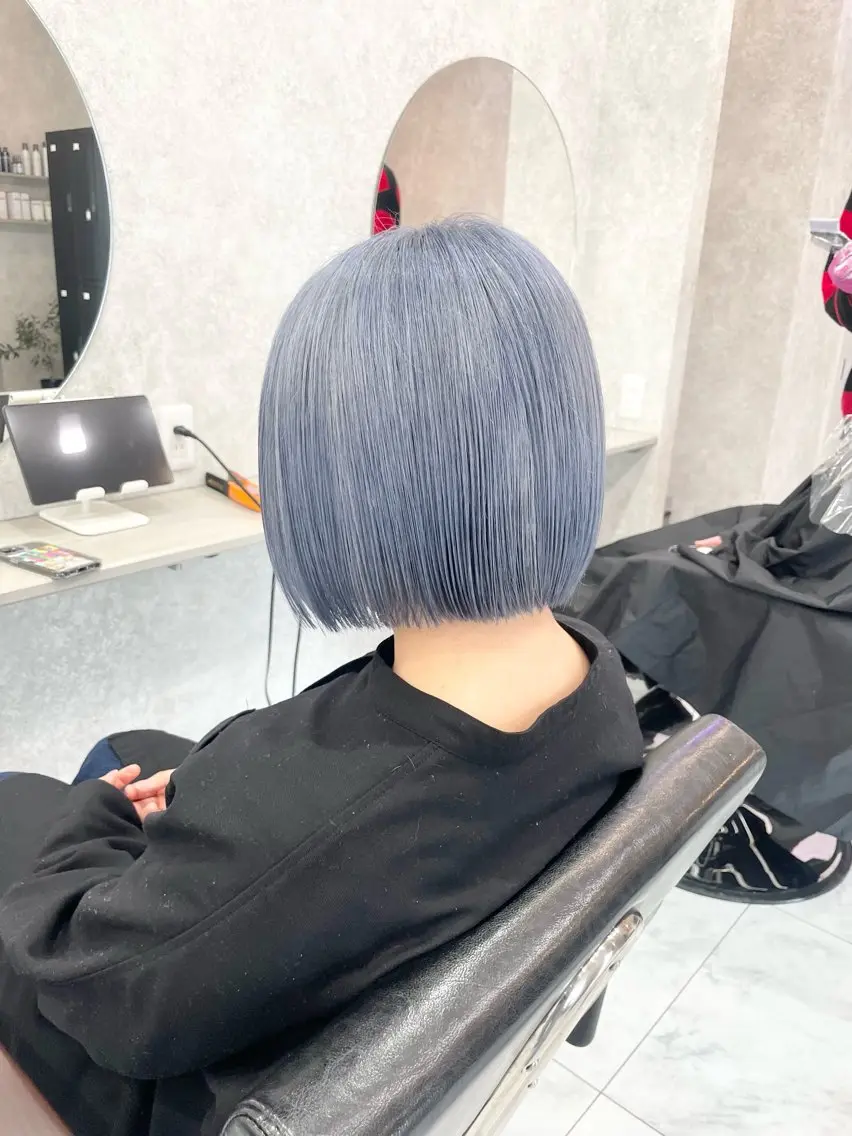 ショート 🦋ハイトーン🦋 石山 希理🦋のヘアスタイル