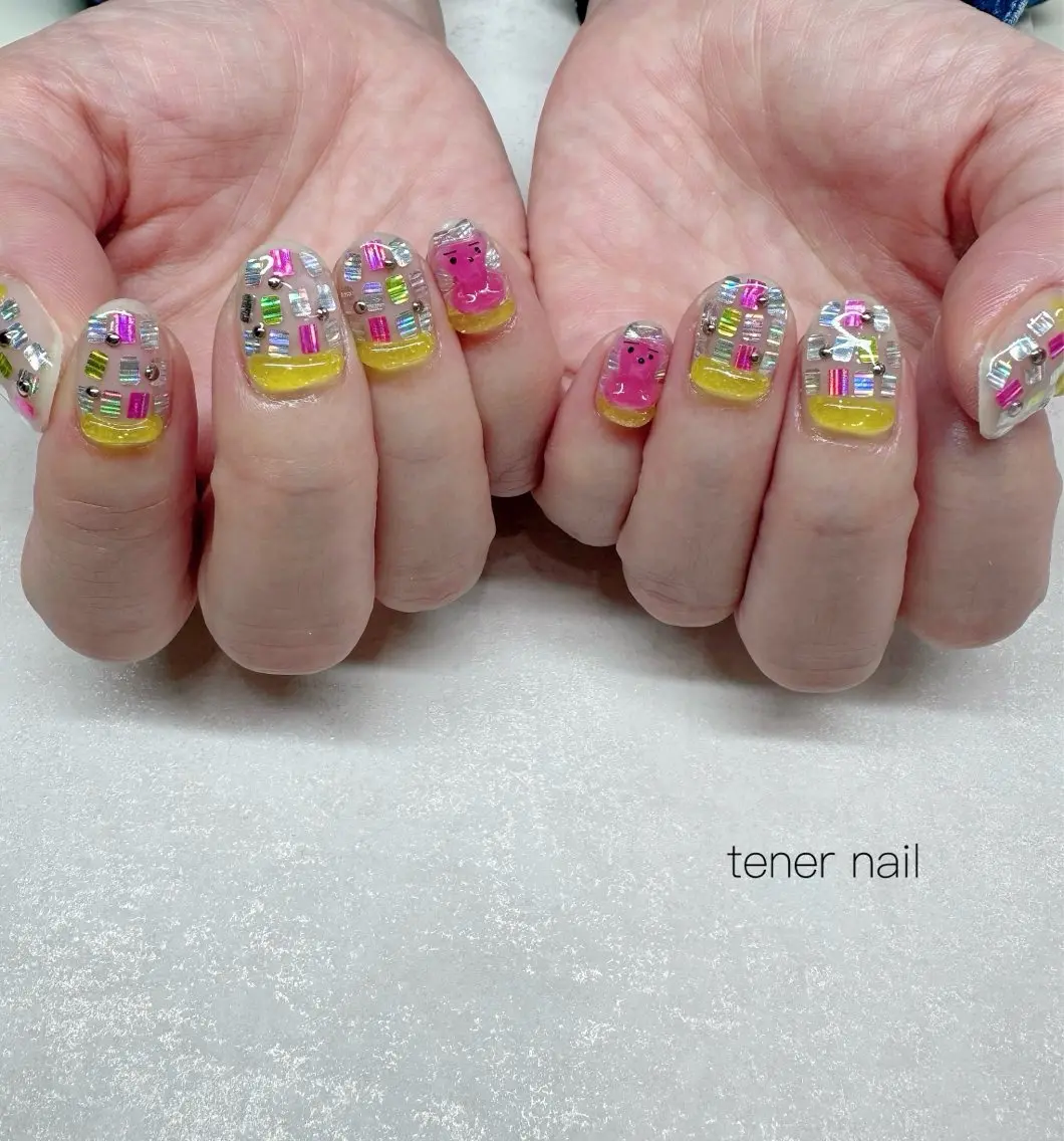 ネイル ぷっくりネイル ハンドネイル テネルネイル tener nailのネイルデザイン