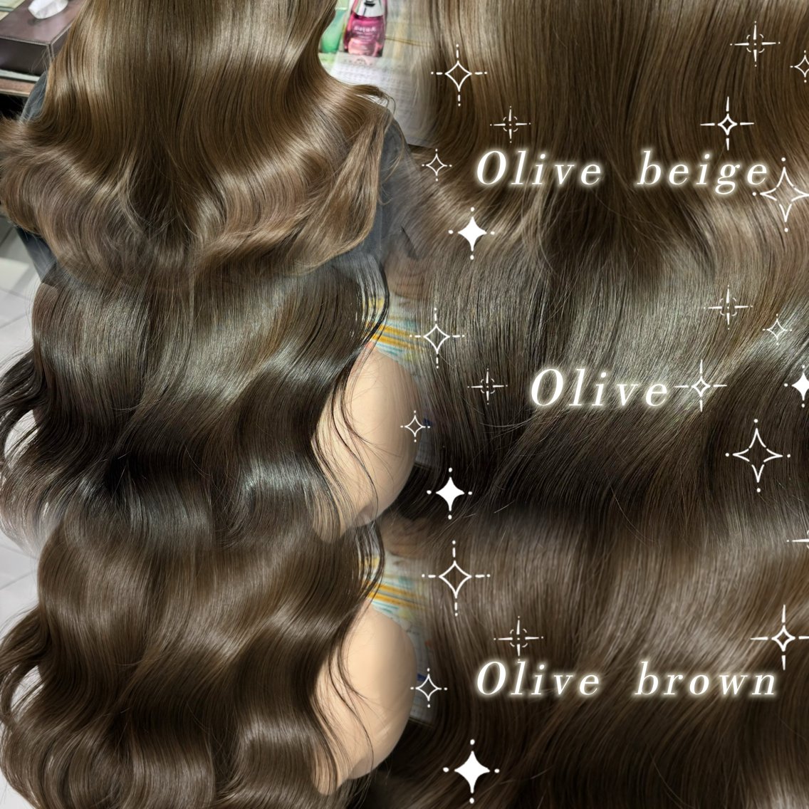 ロング カラー ヘアカラー トリートメント 透明感カラー🫒 /髪質改善🪄︎︎✨のヘアスタイル