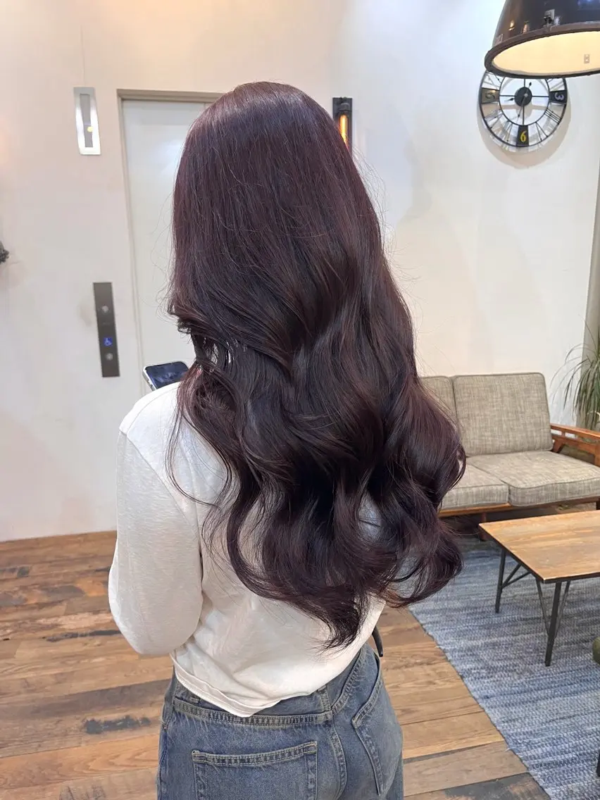 ロング カラー ヘアカラー トリートメント✨/ 蛍🧸のヘアスタイル