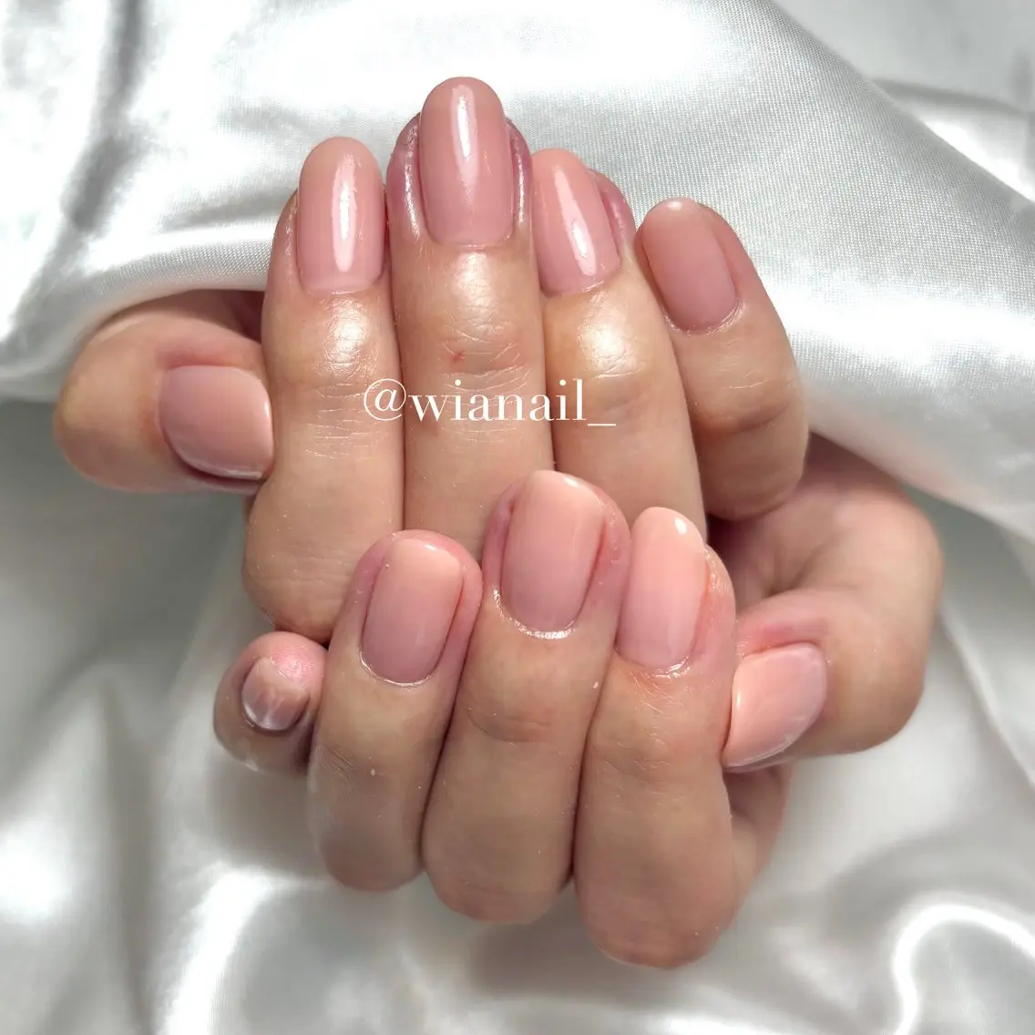 ハンドネイル/ワンカラー(オフ無し)の写真