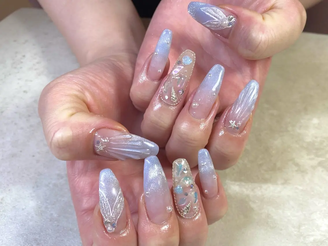 120分コース☆持ち込みデザインOK💅¥9,500の写真