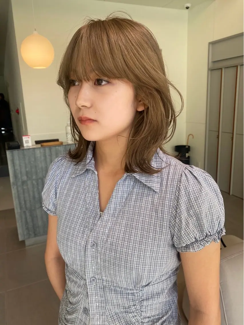 ショート カラー ベージュカラー ブリーチ 透明感カラー ダブルカラー ヘアカラー ☪️ブリーチ特化施術 /レイヤー🪽aiのヘアスタイル