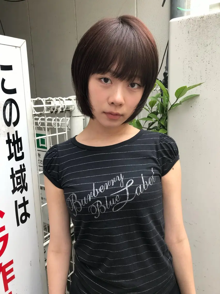 ミディアム カット トリートメント 赤み消しカラー/ ナチュラル/トモキのヘアスタイル