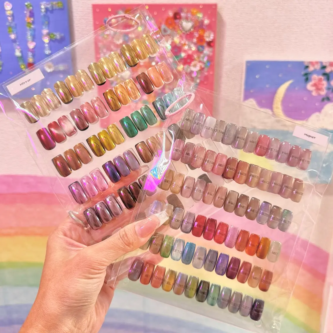 ネイル マグネットネイル ミラーネイル ハンドネイル NAIL303 🛼 SHIORIのネイルデザイン