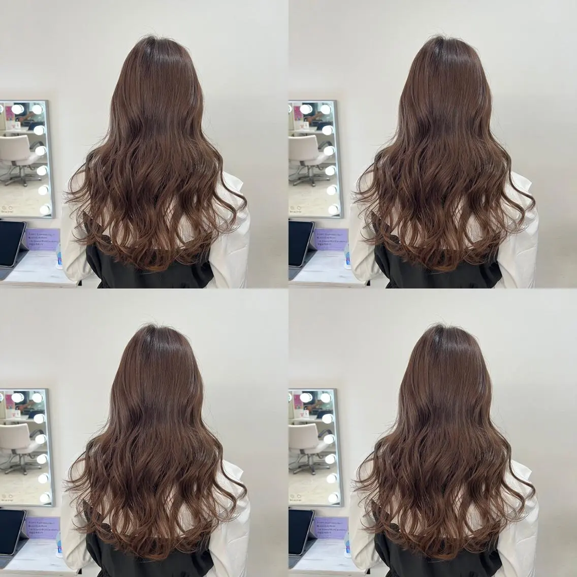 セミロング カラー グレージュ カット ヘアカラー トリートメント ✨レイヤー/髪質改善 /縮毛矯正✨ナカムラのヘアスタイル