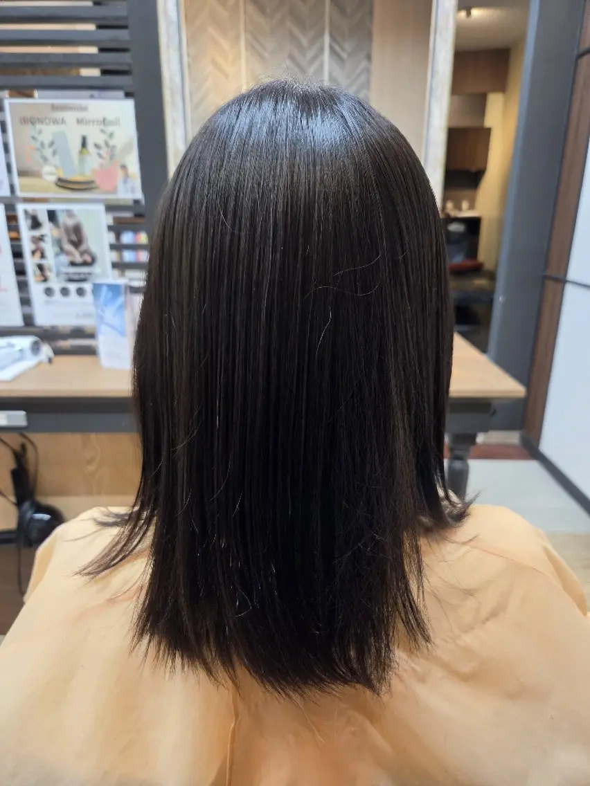 ミディアム ナカオ シュウヘイのヘアスタイル